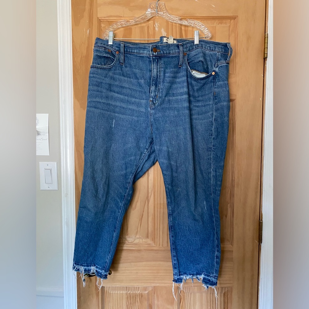 Madewell distressed boyfriend jeans - 35P